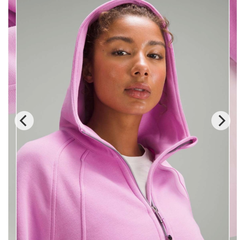 LULULEMON | Pink Scuba Oversized Half Zip Hoodie (size M/L) - Picture 3 of 7